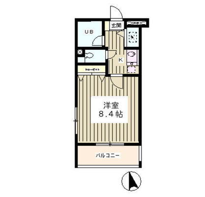 東京都豊島区高田１丁目 賃貸マンション 1K