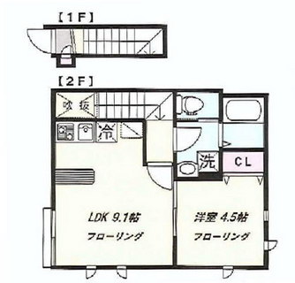 東京都豊島区目白２丁目 賃貸アパート 1LDK