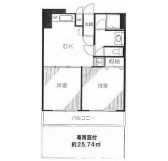 東京都新宿区下落合３丁目 賃貸マンション 2DK