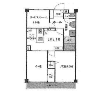 東京都新宿区高田馬場２丁目 賃貸マンション 2SLK