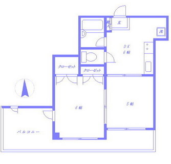 東京都豊島区池袋２丁目 賃貸マンション 2DK