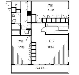 東京都豊島区高田２丁目 賃貸マンション 2LDK