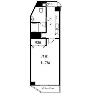 東京都新宿区下落合３丁目 賃貸マンション 1K