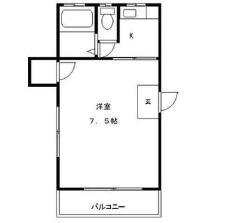 東京都新宿区下落合２丁目 賃貸アパート 1K