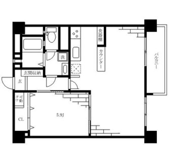 東京都新宿区下落合２丁目 賃貸マンション 1LDK